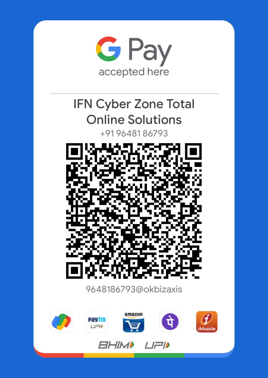IFN Google Pay QR